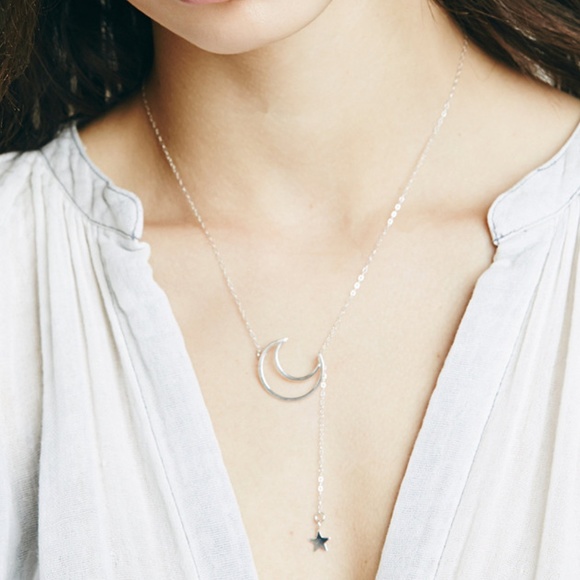 Urban Outfitters Jewelry - CLEARANCE Silver Boutique Moon Star Necklaces